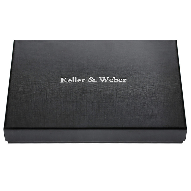 Buy cheap Personalized Black Wallet 1200g 2mm Rigid Gift Boxes With Lids product
