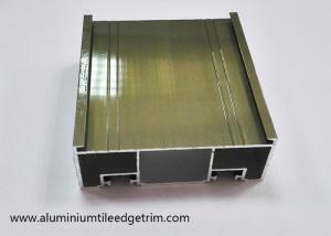 Buy cheap 6063 - T5 Aluminium Sliding Door Frame Mullion Profile Electrophoresis Coating Champagne product