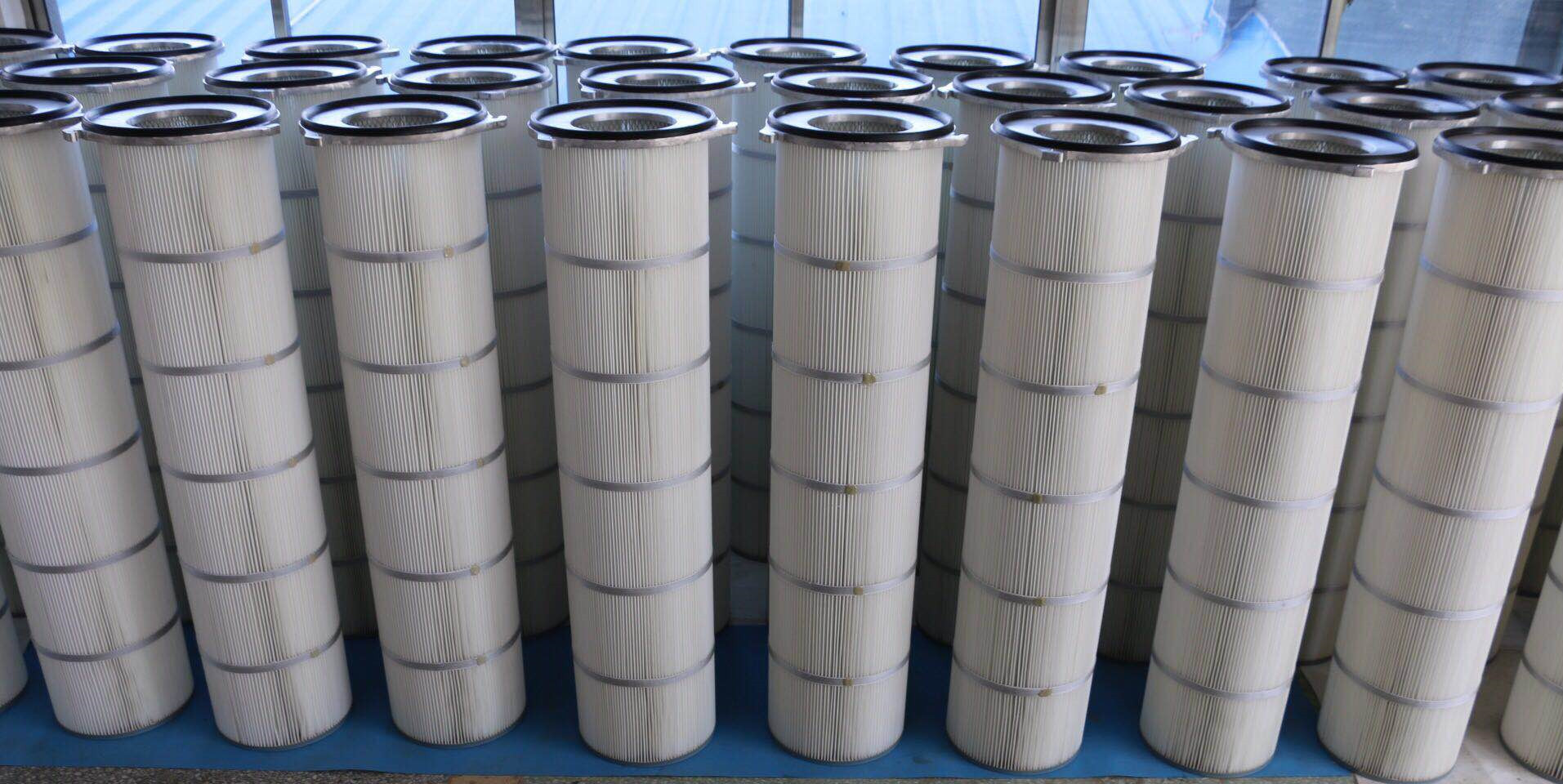 Buy cheap Three-lugs dust collector filter cartridge for wood processing and pigment industry product