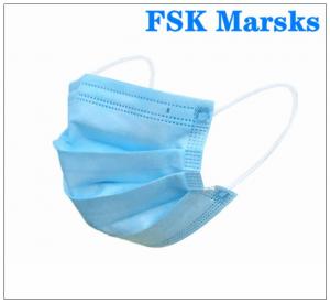 Buy cheap Anti Spray 3 Ply Surgical Face Mask With Melt Blown Cloth , EN14683 Type I product