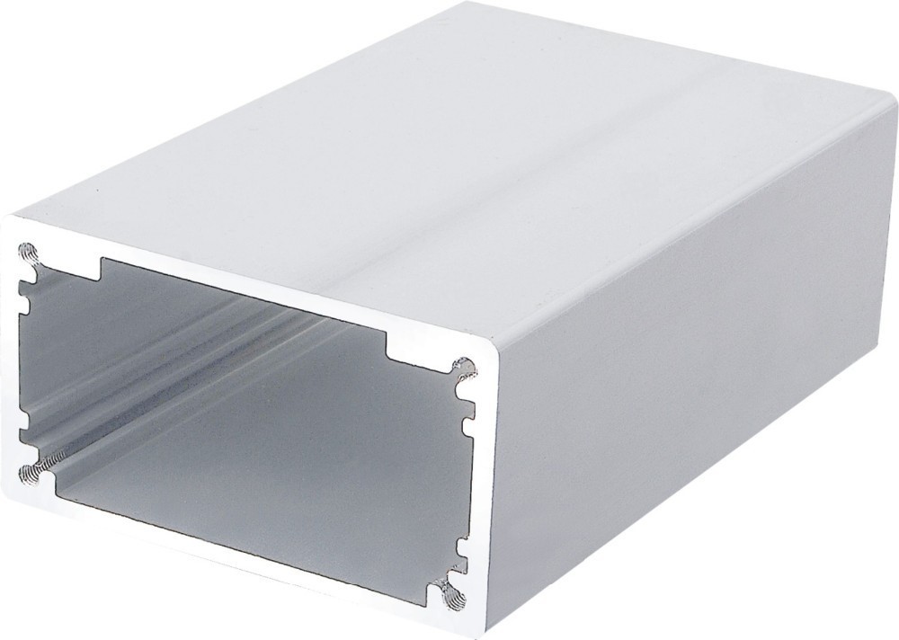 Buy cheap Rectangle 54x26 Anodized Extruded Aluminum Electronics Enclosure Special Surface Aluminum Box Profile product