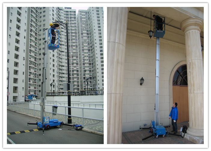 Buy cheap Office Buildings Personnel Lift Platform , 160kg Rated Load Electric Ladder Lift product