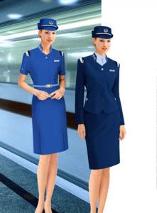 Buy cheap flight attendant apparel costume airline stewardess uniform dress for Women product