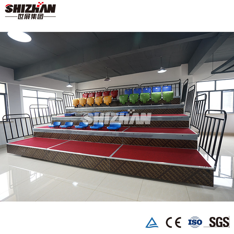 Buy cheap Cusstomized Stunity Retractable Bleacher Seating Basketball Grandstand product