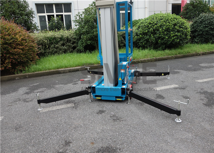 Buy cheap Mobile Lift Platform With 10 Meter Platform , Aluminum Alloy Hydraulic Aerial Lift product