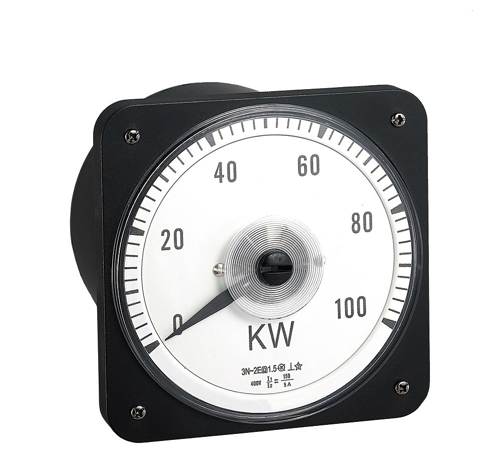 Buy cheap Moving Coil Analog Electric Meter , 110*110mm Analogue Panel Ammeter Three Phase product