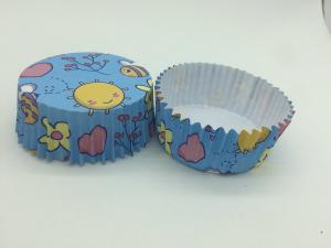 Buy cheap Cute Marine Greaseproof Baking Cups , Disposable Blue Cupcake Wrappers Organism Pet Inside product