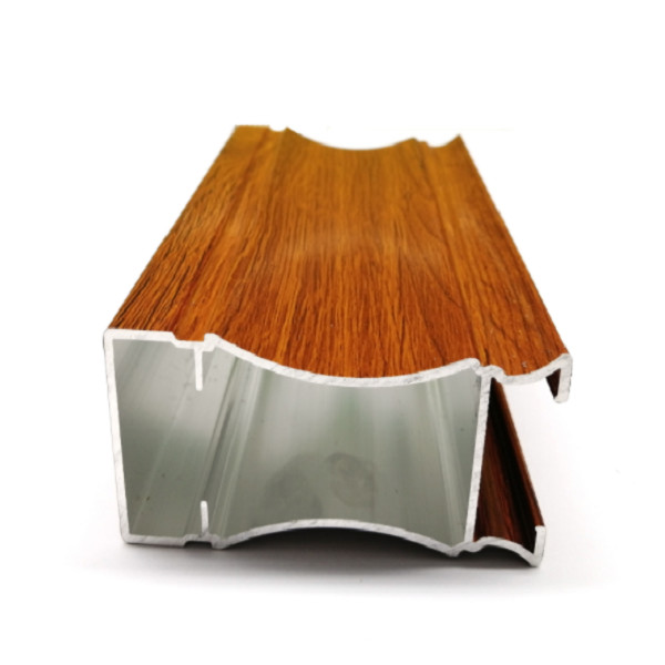 Buy cheap GB523 6000 Wood Grain Aluminum Window Profiles product