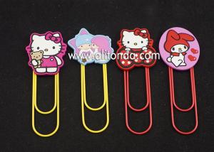 Buy cheap Metal Cartoon stationery Accessories Marvel Bookmarks with Clips for paper files product