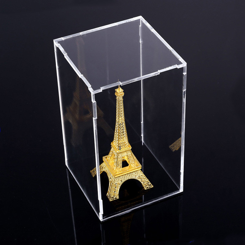 Buy cheap Square Counter Acrylic Display , Case Plastic Stand Clear Storage Box Jars With Lids product
