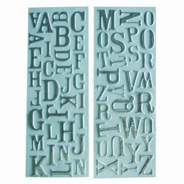 Buy cheap Alphabet puffy stickers with sponge, non-toxic, fashionable design, OEM/ODM orders are welcome  product