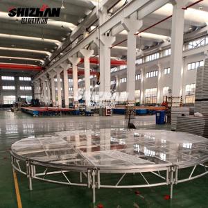 Buy cheap Anti Slip Catwalk Tempered Glass Stage Show Aluminum Frame Loading product