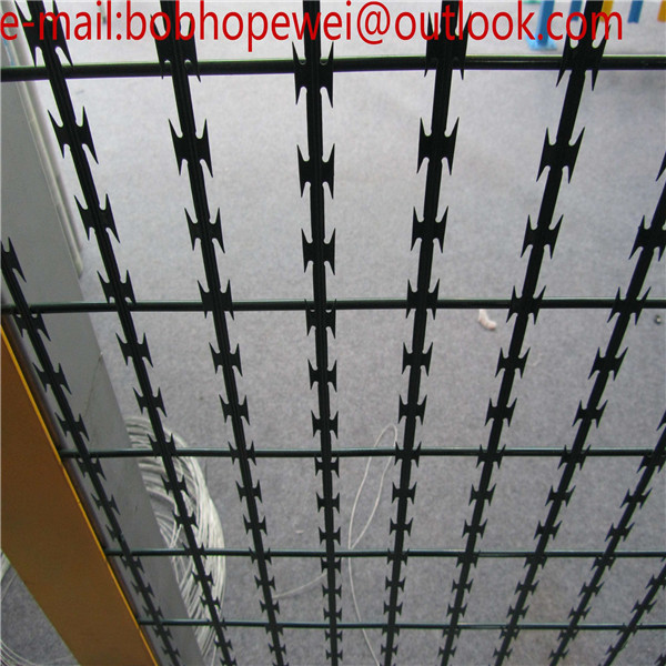 Buy cheap anti climb 75x150mm hot dip galvanized razor weld mesh/Welded Razor Wire Fence/razor weld mesh product