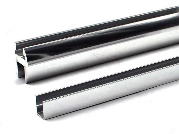 Buy cheap Shining Polishing Finish Aluminium Extrusion Profiles / Aluminum Profile For Kitchen Cabinet product