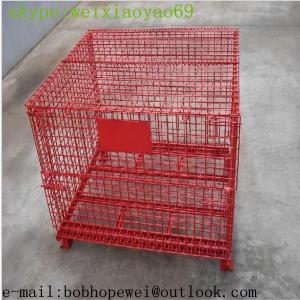 Buy cheap warehouse storage cage/pallet cage/security cage /metal storage cage/wire cage/metal bin/metal storage sheds product
