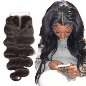 Buy cheap Natural Baby Hair 4X4 Lace Top Closure Hair Extensions 18 Inch OEM product