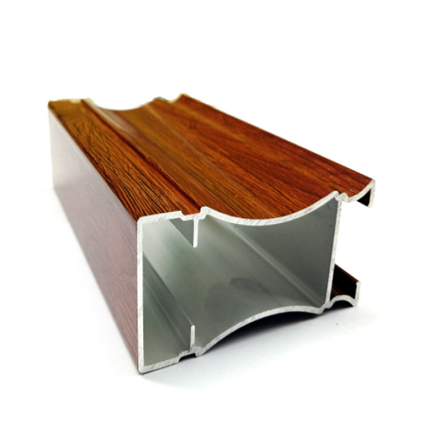 Buy cheap GB523 6000 Wood Grain Aluminum Window Profiles product
