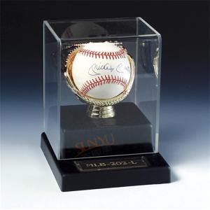 Buy cheap SGS Baseball Acrylic Display Stand Case / Sport Acrylic Advertising Display product