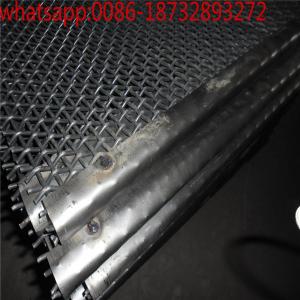 Buy cheap lock crimped weave wire mesh/stainless steel crimped wire mesh carbon steel vibrating screen mesh product