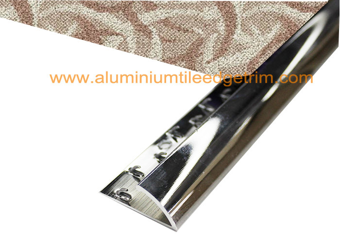 Buy cheap Shiny Polished Aluminium Carpet Trim  ,  Carpet Threshold Bar Trim Ramp To Vinyl Floor product