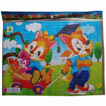 Buy cheap Children's Jigsaw Paper Puzzles, OEM and ODM Orders are Welcome product
