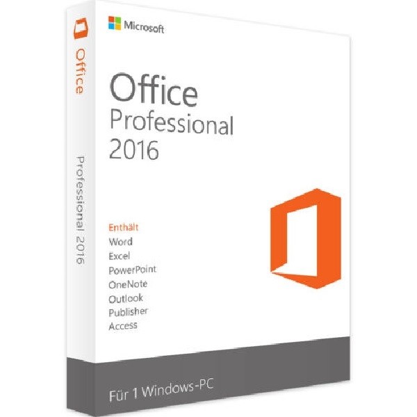 Microsoft Office Professional 2016 Retail Box for sale