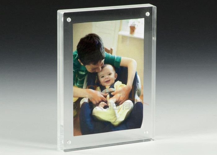 Buy cheap Clear Acrylic OEM Factory Custom Picture Frames With Magnetics from wholesalers