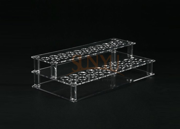 Buy cheap Customized Clear Acrylic Makeup Display Stand Lipstick Display Holder product