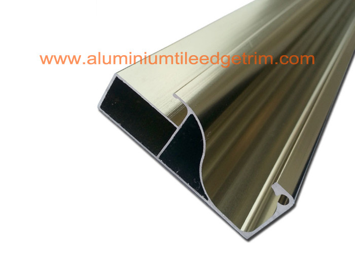 Buy cheap Polished Aluminium Cabinet Door Profiles , Aluminium Frames For Kitchen Cabinets product