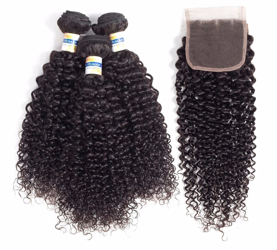 Buy cheap Double Weft Kinky Curly Cambodian Virgin Hair / 100 Remy Human Hair Extensions product