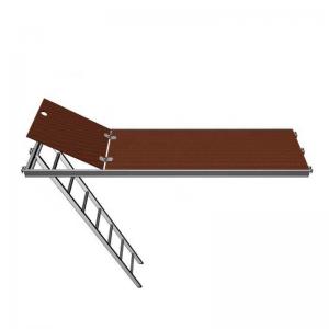 Buy cheap Aluminium Plywood Trapdoor Platform With Ladder Construction Use product