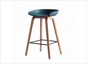Buy cheap Restaurant Leisure Cafe 83cm Height Wooden Leg Dining Chair Polypropylene product