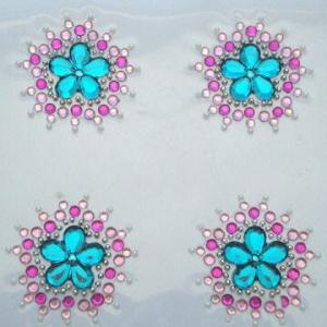 Buy cheap Rhinestone/crystal stickers, eco-friendly, available in various sizes and designs product