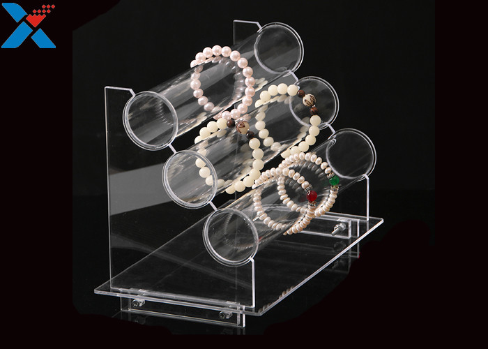 Buy cheap Transparent Acrylic Display Rack Jewelry Bracelet Watch Display Stand Durable product