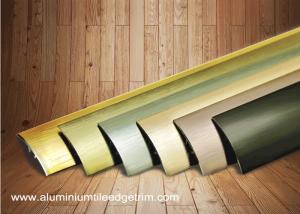 Buy cheap Multi Use Curved Surface Aluminium Floor Trims With Brushed Effect For Hotel Project product