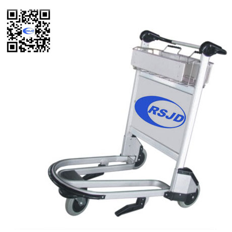 Buy cheap High Strength Aluminum Alloy Airport Luggage Trolley Cart, Airport Trolley product