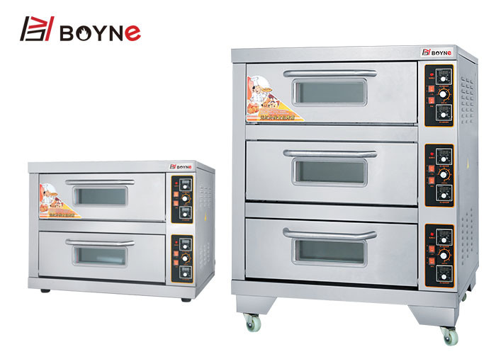 Buy cheap Commerial Stainless Steel Bakery Shop Double Deck Two Layer Oven With Viwing Door product