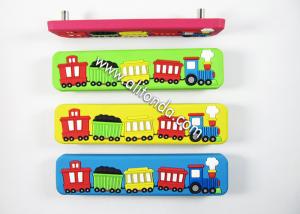Buy cheap Environmental soft pvc handles custom with train car image cartoon children room door knobs custom product