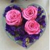 Buy cheap Transparent Acrylic Storage Box Flower Container Gift Luxury Packaging Heart from wholesalers