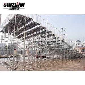Buy cheap Retractable Telescopic Portable Grandstand Seating Aluminum Football Bleacher Seat product