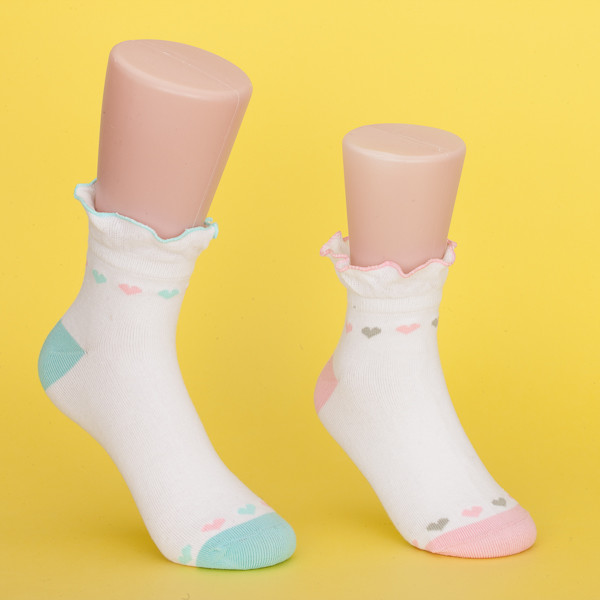 Buy cheap Slip Resistant 100 Cotton Socks For Toddlers , Keep Warm Cute Baby Socks product