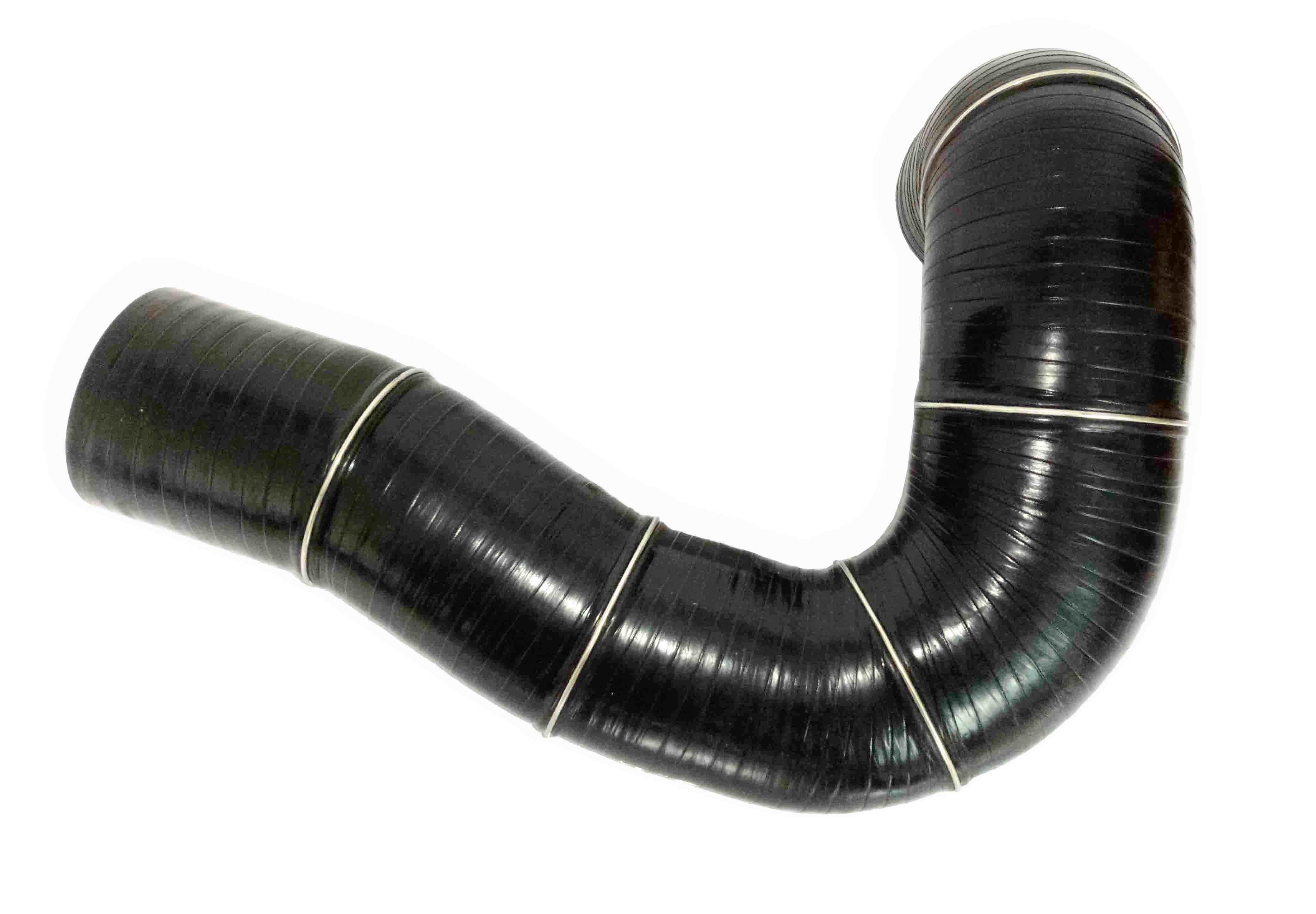 Buy cheap Black Silicone Radiator Hose Aramid Cloth Wrapping For Auto Cooling System product