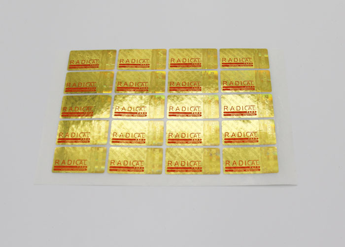 Buy cheap Golden Stamping Custom Laser Labels Stable For 10ml Sterile Injection Vials Packaging product