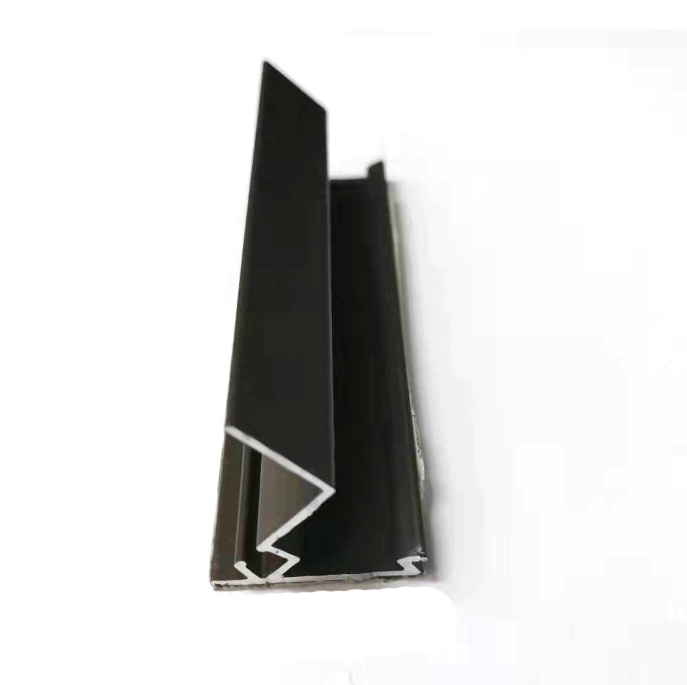 Buy cheap T5 Aluminum Window Profiles Casement Bead Brown Powder Surface from wholesalers