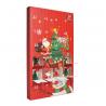 Buy cheap Rectangular Cardboard Packaging Box Christmas Advent Calendar Glossy Lamination from wholesalers