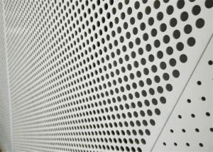 Buy cheap Decorative Perforated Aluminum Sheet 5005 For The Curtain Wall / Electric Conductor product