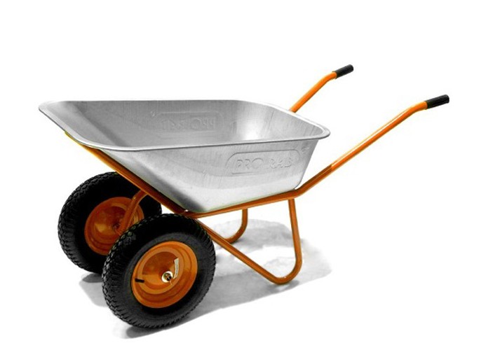 Buy cheap double wheels wheelbarrow wb6410 from wholesalers