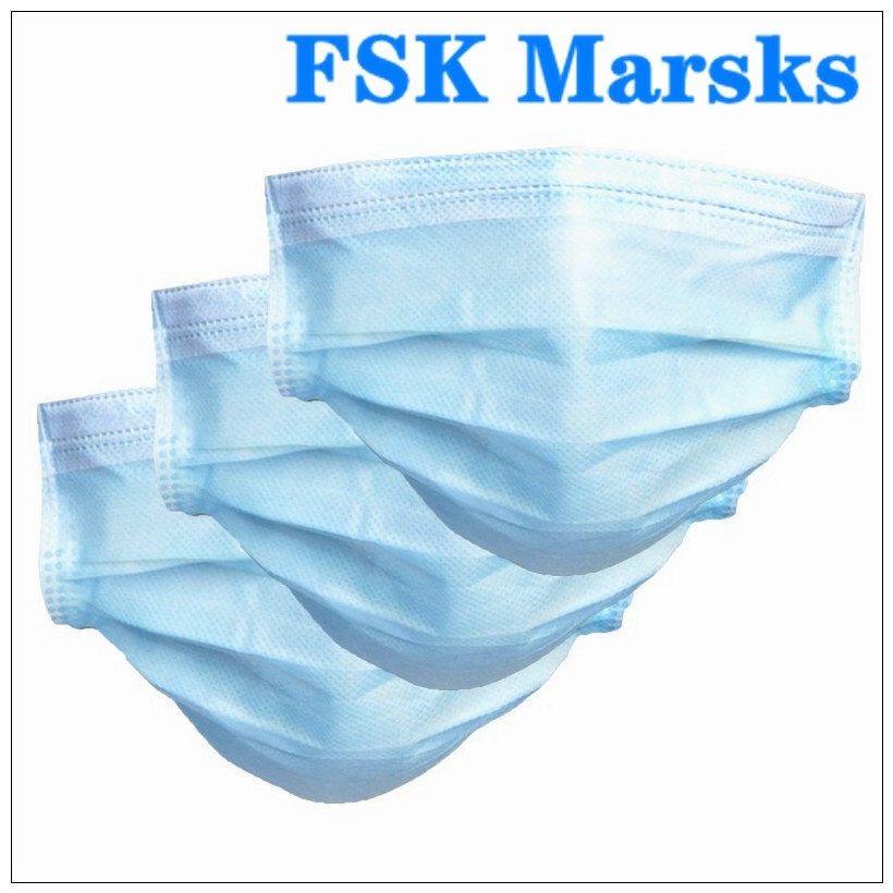 Buy cheap Anti Spray 3 Ply Disposable Face Mask Hospital Mouth Mask Length 175mm product