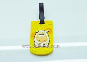 Buy cheap Cartoon sheep yellow luggage tag personalized panda image design pvc bag tag for case for boarding product