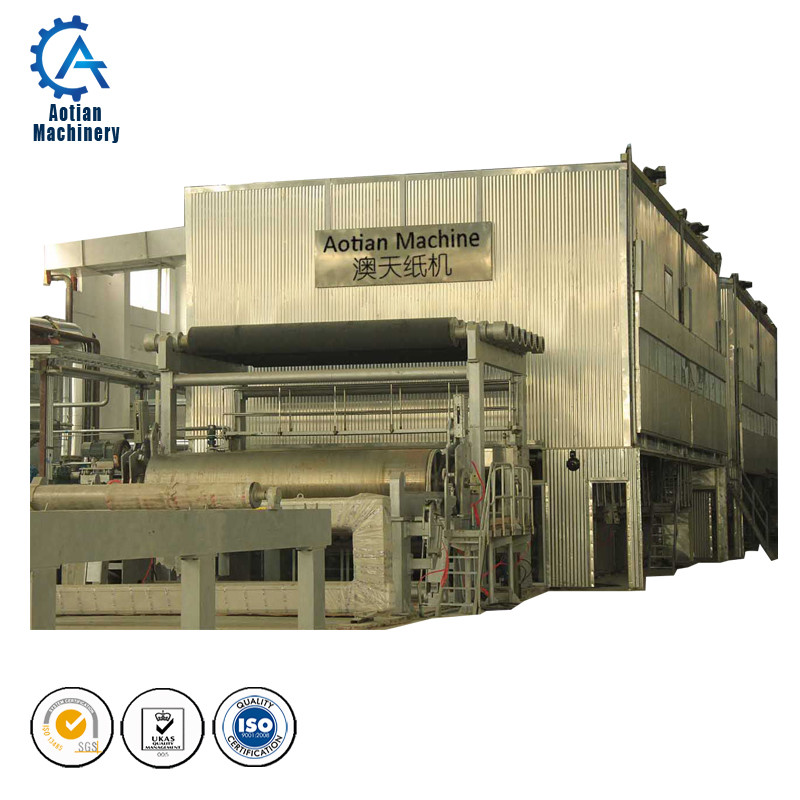 Buy cheap 2400mm Raw material waste paper Kraft Paper Machine Fluting Paper Machine product